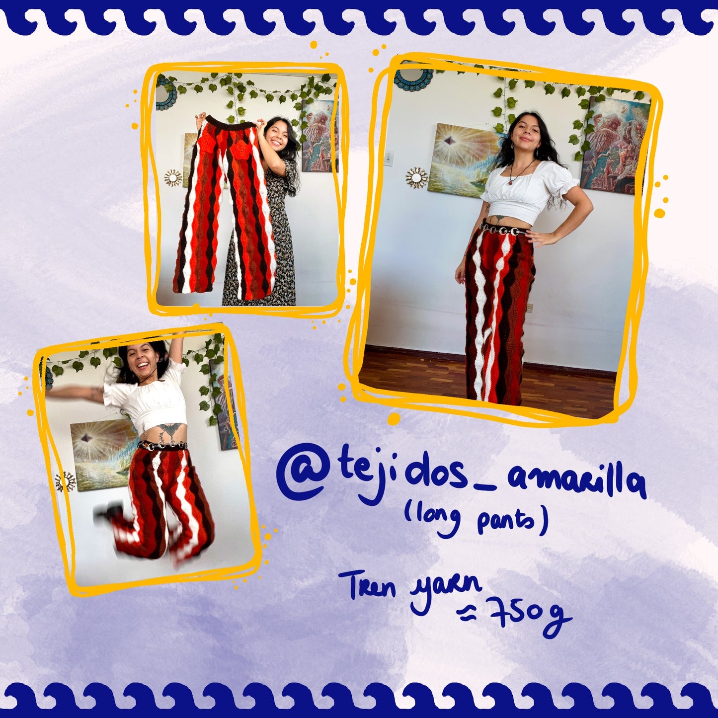 La Madrague Overalls & Skirt + Tote bag | crochet pattern | advanced level