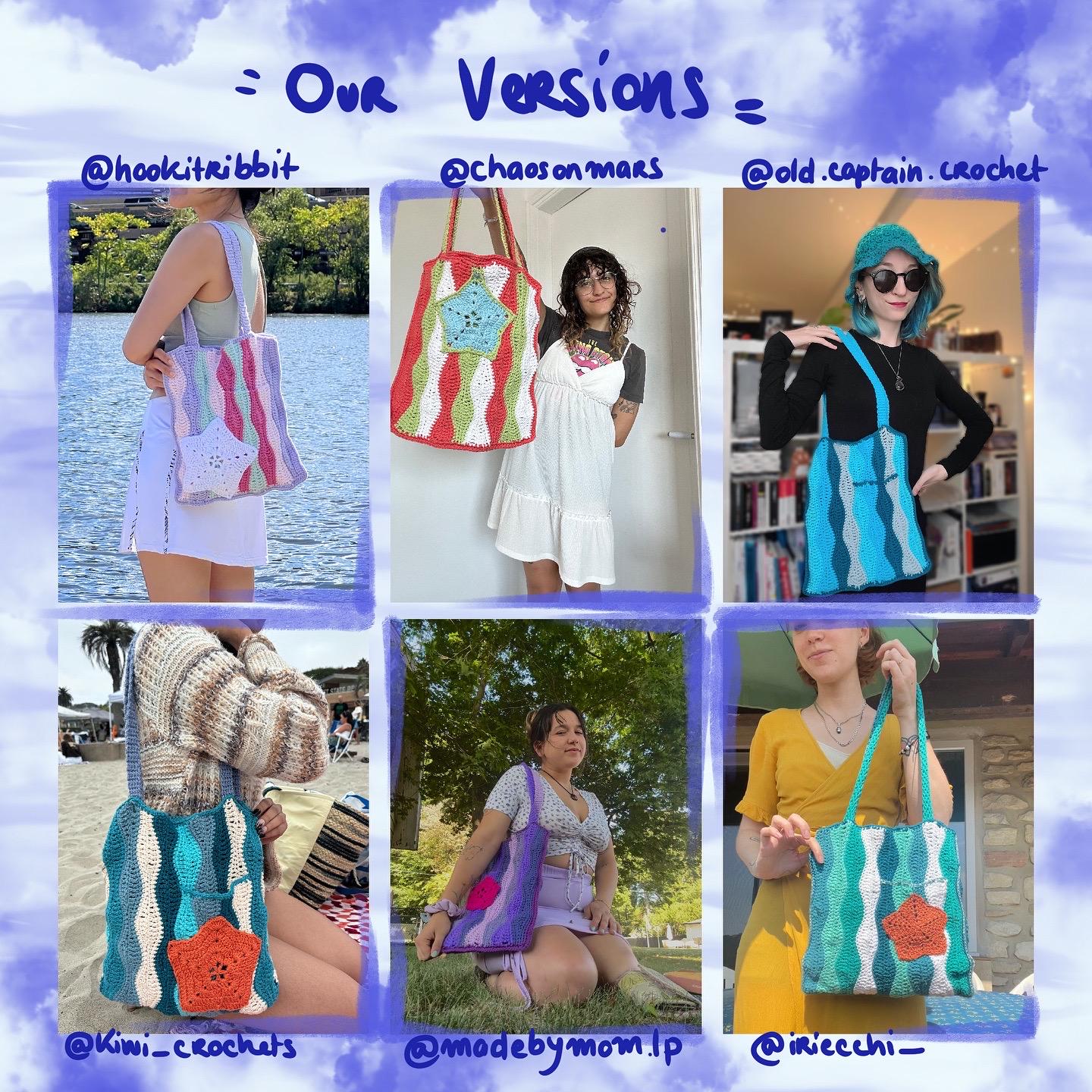 La Madrague Overalls & Skirt + Tote bag | crochet pattern | advanced level