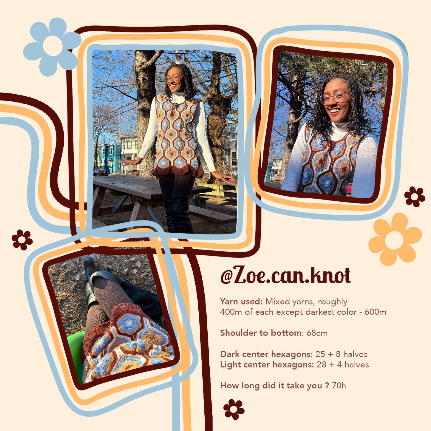 Sundrop dress & vest | crochet pattern | advanced level