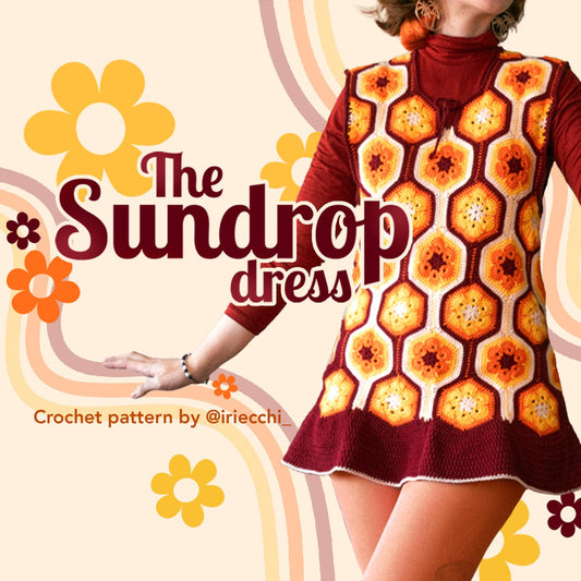 The Sundrop dress crochet pattern