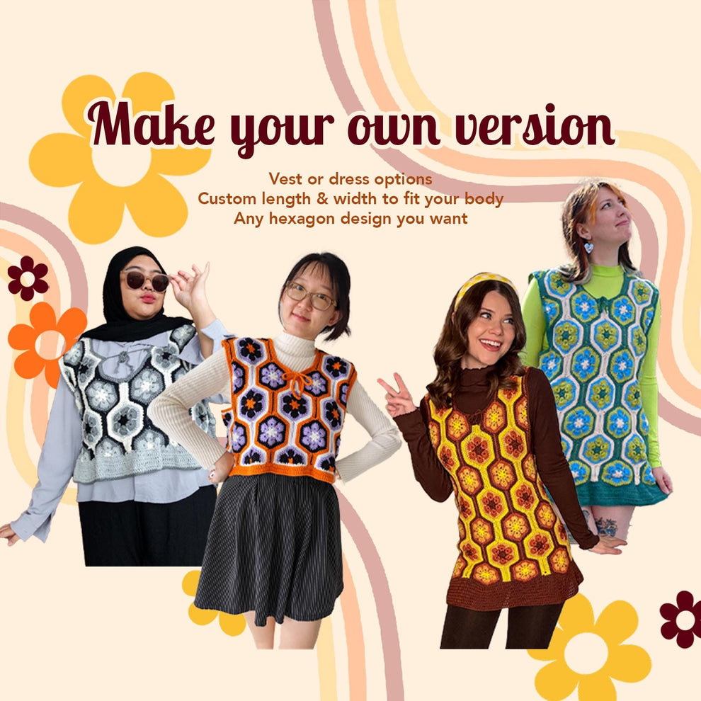 Sundrop dress & vest | crochet pattern | advanced level – Iriecchi's ...