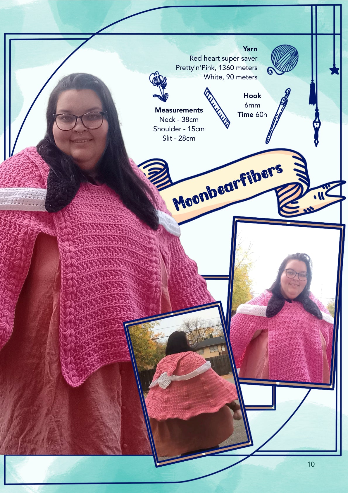 Apprentice Cloak & Hat |  crochet pattern | advanced level