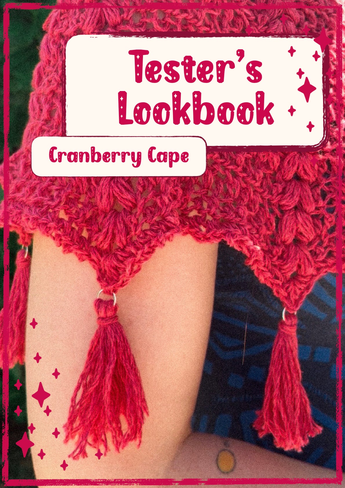 Cranberry Cape | crochet pattern | advanced beginner level
