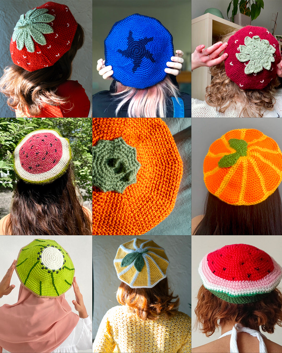 Crochet pattern winter bundle - 6 Magical Hats & Garments patterns