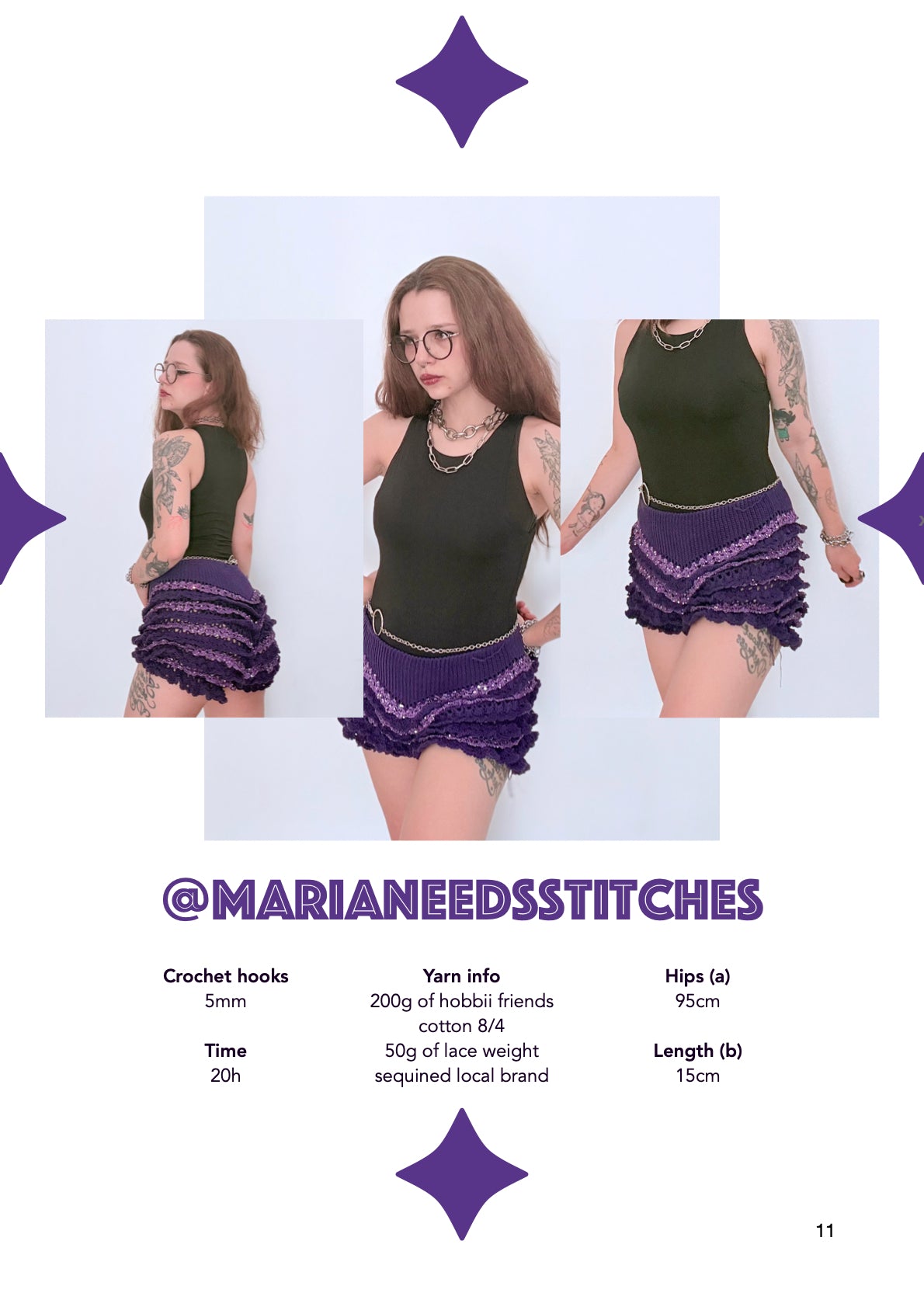July Bloomers | crochet pattern | advanced beginner level