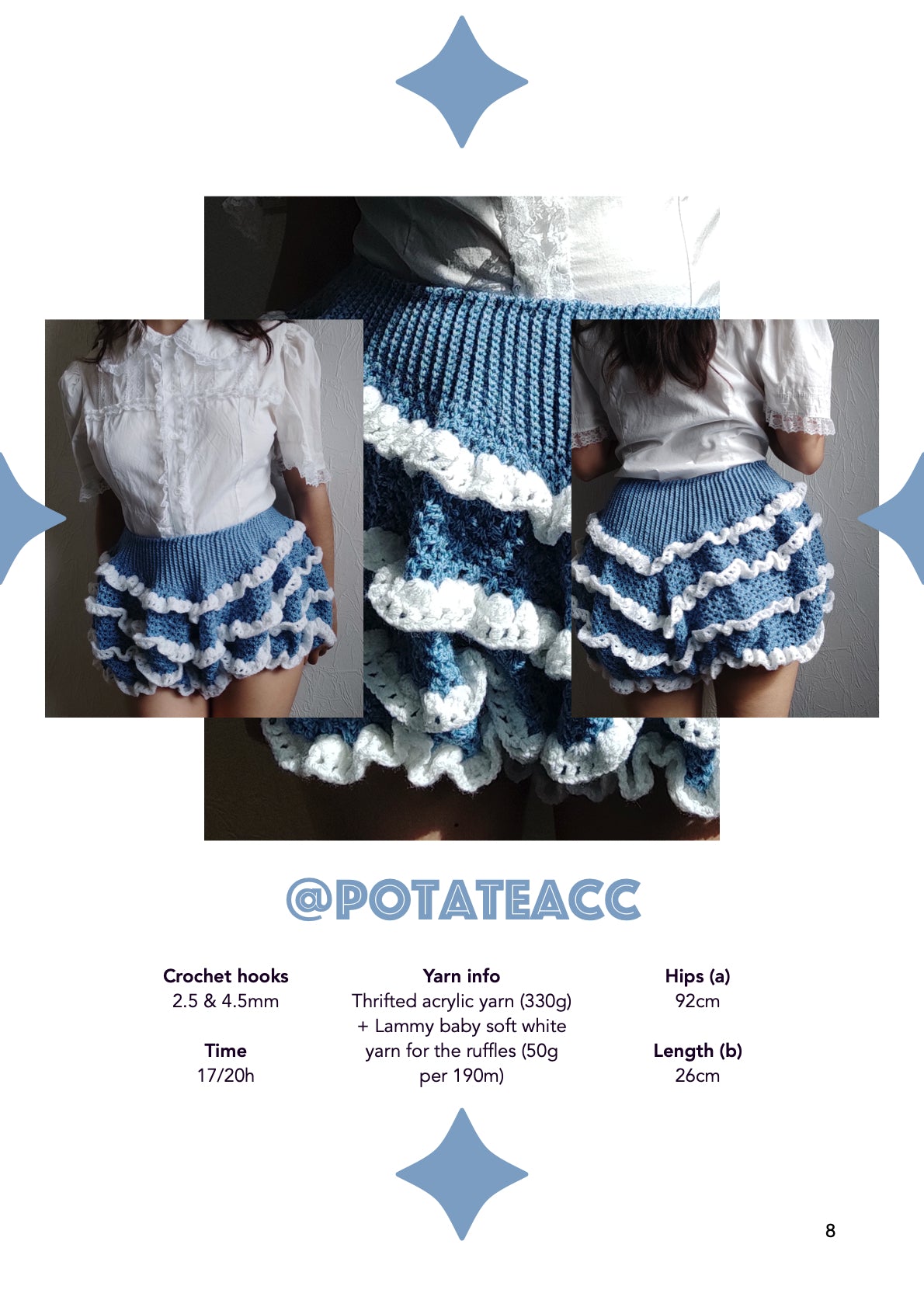 July Bloomers | crochet pattern | advanced beginner level