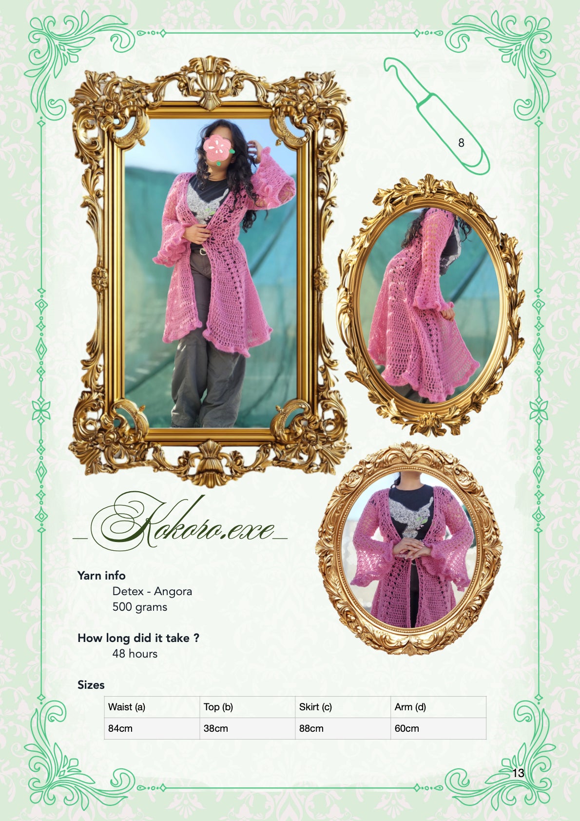 La Favorite coat | crochet pattern | advanced beginner level
