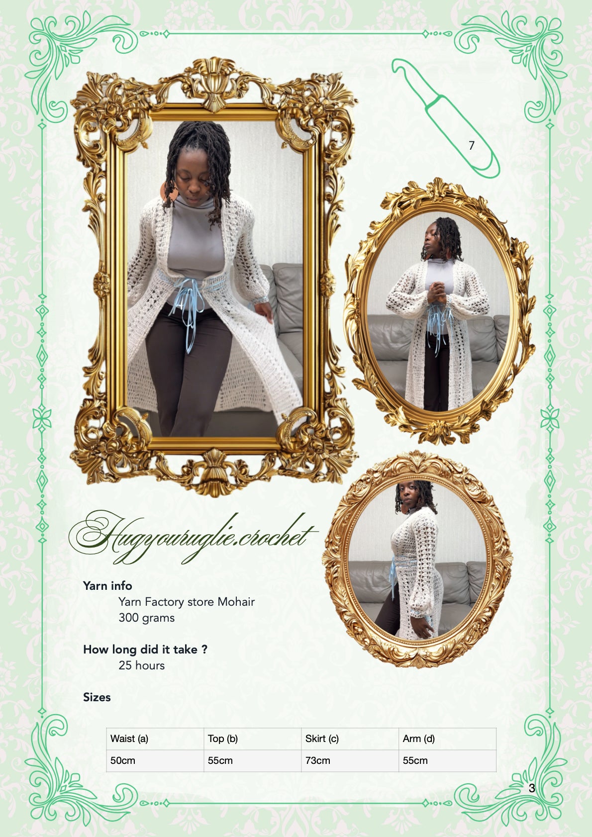 La Favorite coat | crochet pattern | advanced beginner level