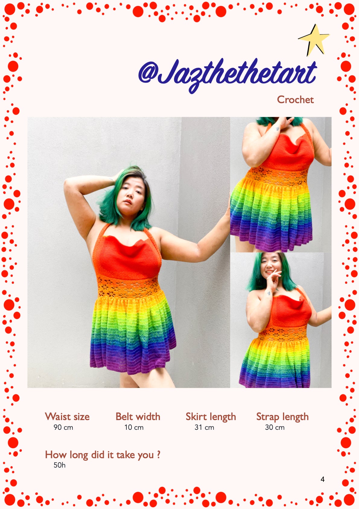 Masago dress | crochet pattern | advanced beginner level