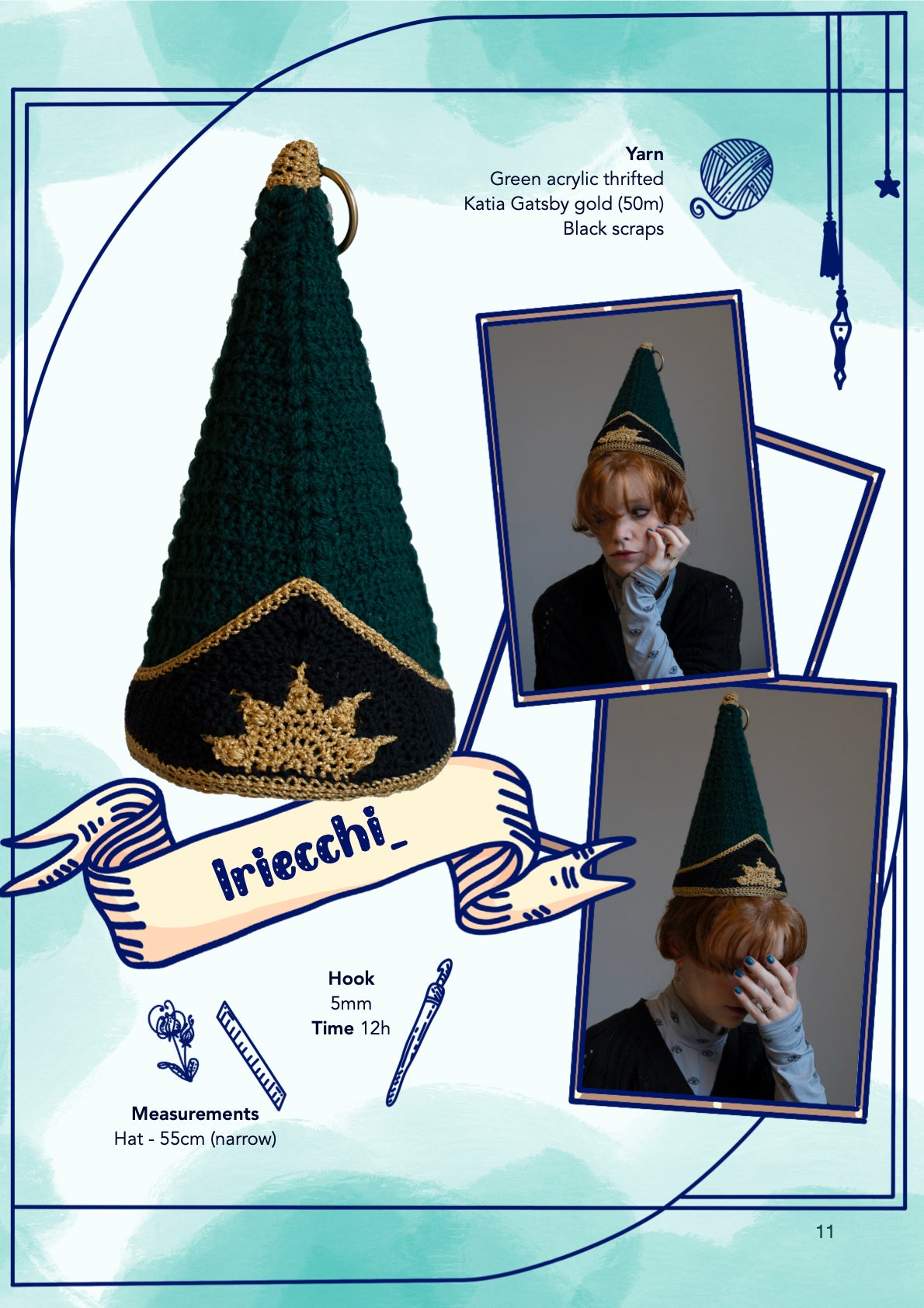 Pointy Hat | crochet pattern | advanced beginner level