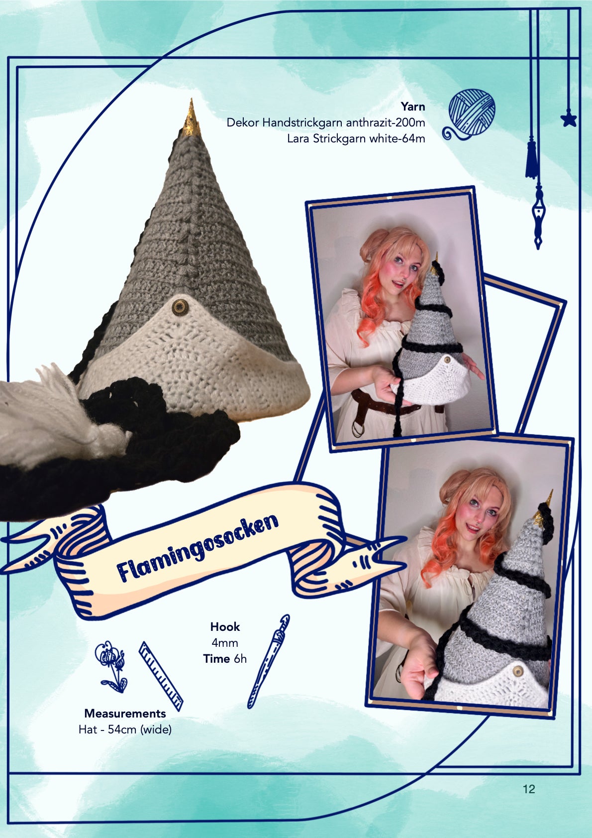 Pointy Hat | crochet pattern | advanced beginner level