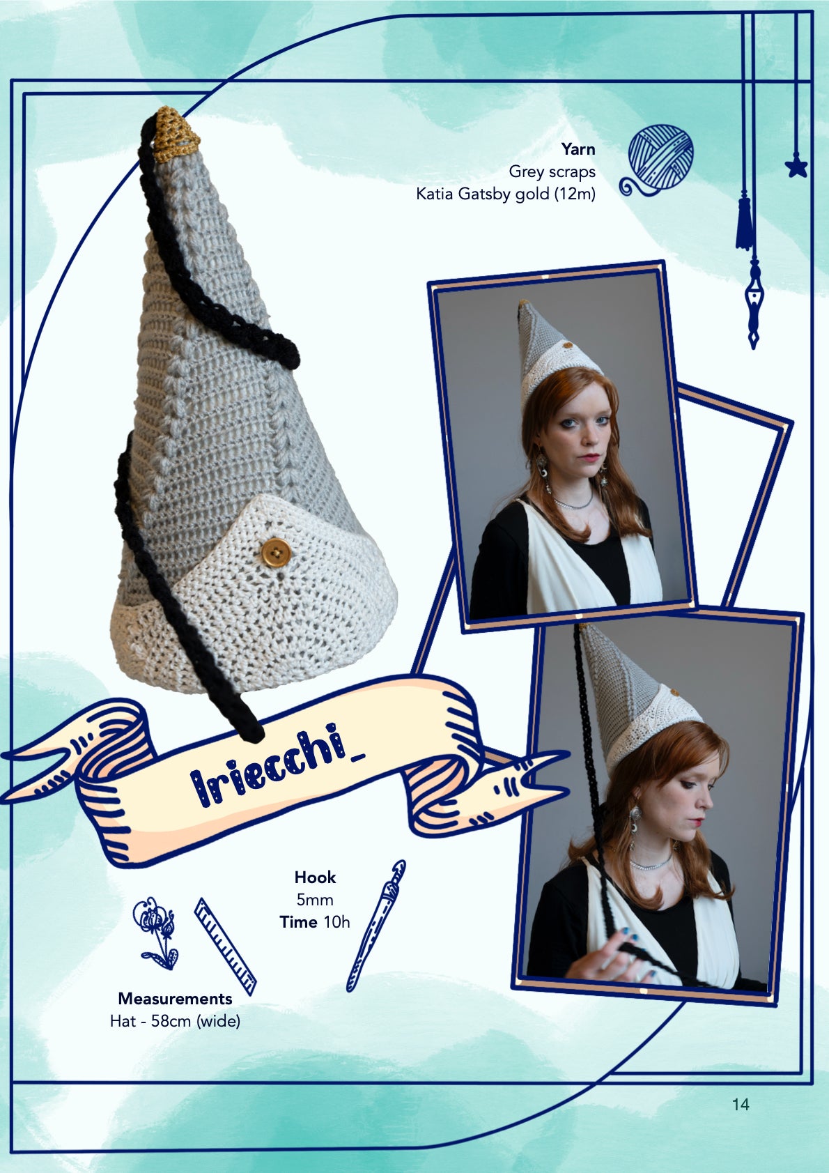 Pointy Hat | crochet pattern | advanced beginner level