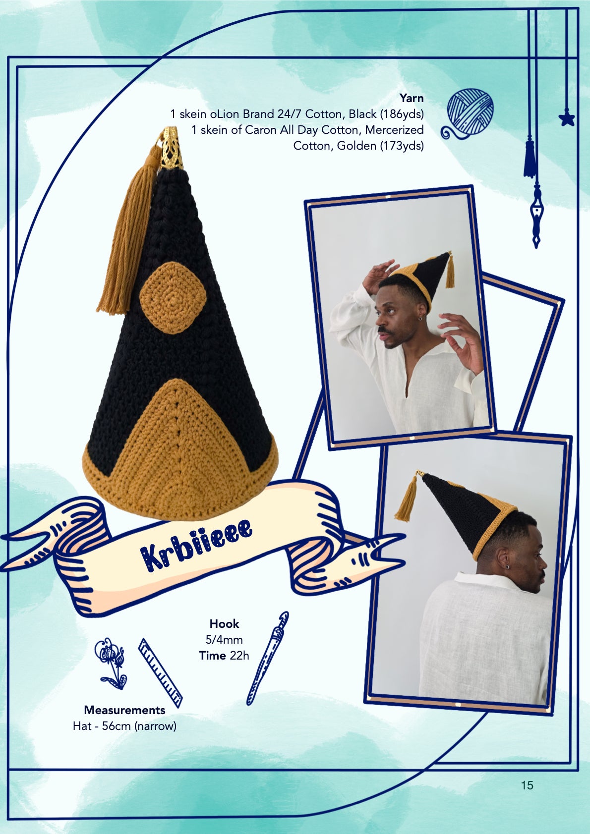 Pointy Hat | crochet pattern | advanced beginner level
