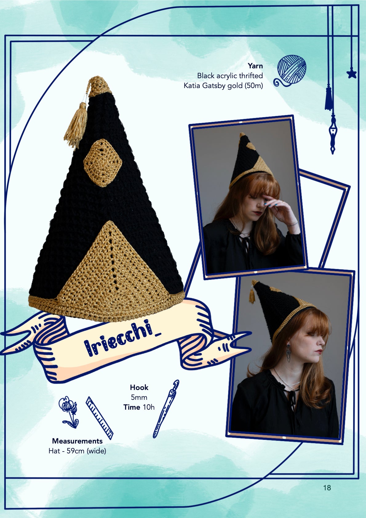 Pointy Hat | crochet pattern | advanced beginner level