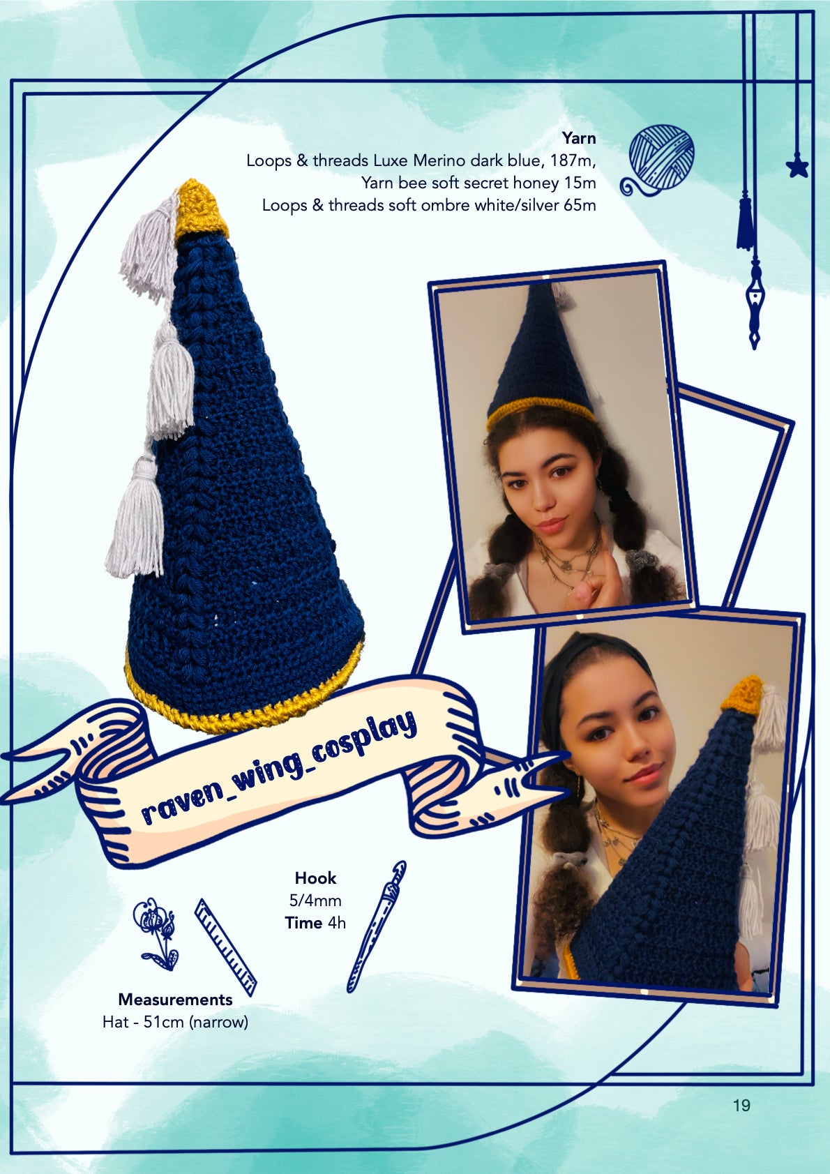 Pointy Hat | crochet pattern | advanced beginner level