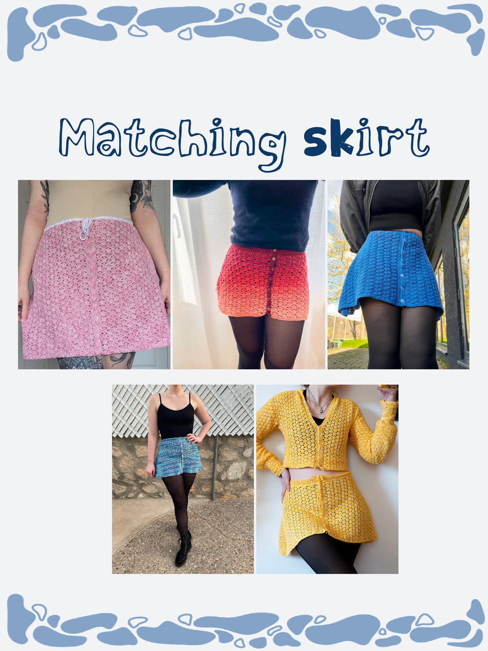 Sunny Side Up blouse & skirt | crochet pattern | advanced level ...