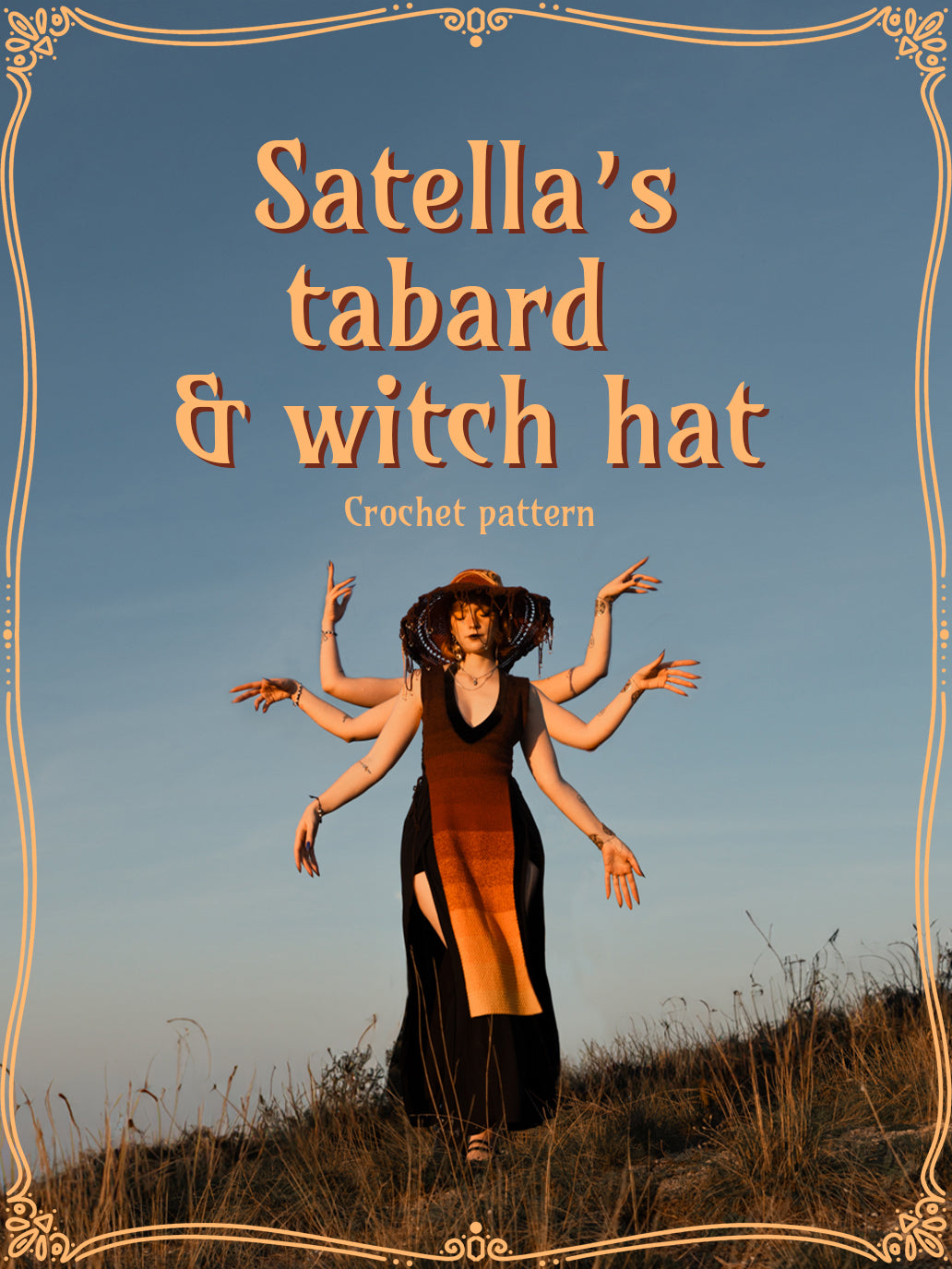 Crochet pattern winter bundle - 6 Magical Hats & Garments patterns