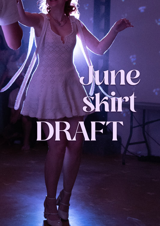 June dress DRAFT pattern - advanced level