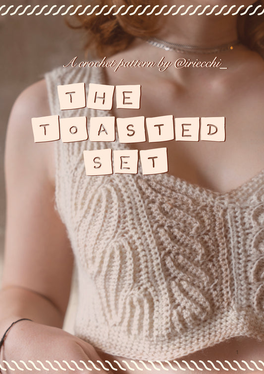 The Toasted Set crochet pattern | crochet pattern | advanced level