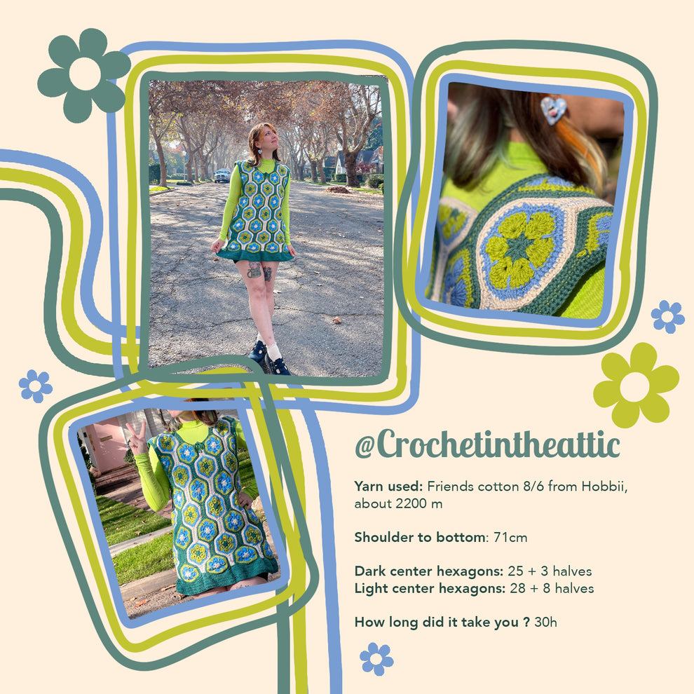 Sundrop dress & vest | crochet pattern | advanced level – Iriecchi's ...