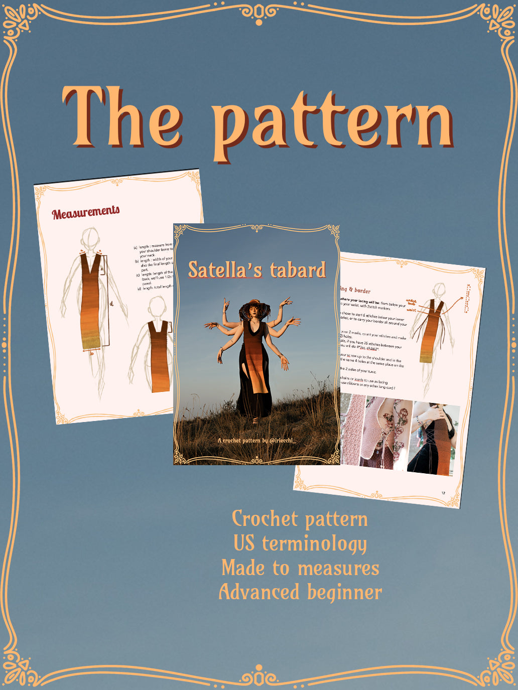 Satella's Tabard | crochet pattern | beginner level