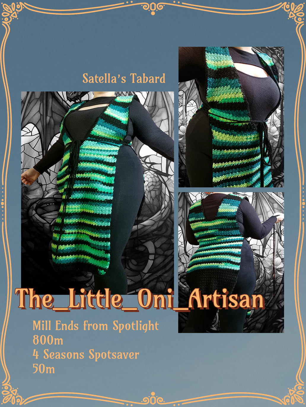 Satella's Tabard | crochet pattern | beginner level